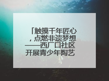 触摸千年匠心，点燃非遗梦想——西厂口社区开展青少年陶艺科技研学活动