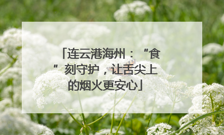 连云港海州：“食”刻守护，让舌尖上的烟火更安心