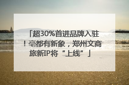 超30%首进品牌入驻！亳都有新象，郑州文商旅新IP将“上线”
