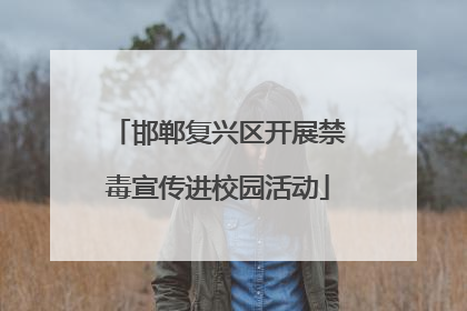 邯郸复兴区开展禁毒宣传进校园活动
