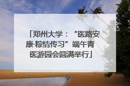 郑州大学：“医路安康·粽情传习”端午青医游园会圆满举行