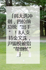 韩大选冲刺，四位前总统“出手”！3人支持金文洙，尹锡悦被指“帮倒忙”