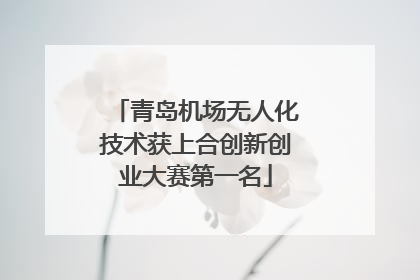 青岛机场无人化技术获上合创新创业大赛第一名
