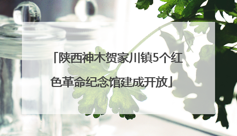 陕西神木贺家川镇5个红色革命纪念馆建成开放