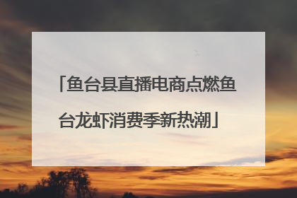 鱼台县直播电商点燃鱼台龙虾消费季新热潮