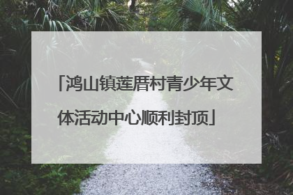 鸿山镇莲厝村青少年文体活动中心顺利封顶
