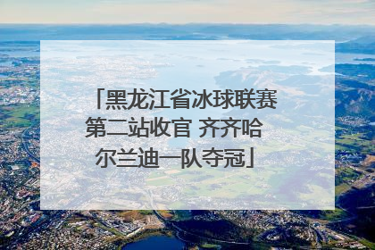 黑龙江省冰球联赛第二站收官 齐齐哈尔兰迪一队夺冠