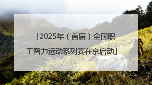 2025年（首届）全国职工智力运动系列赛在京启动