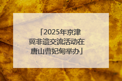2025年京津冀非遗交流活动在唐山曹妃甸举办