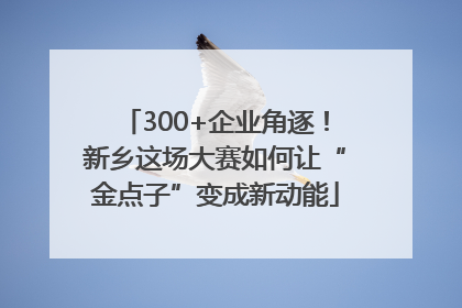 300+企业角逐！新乡这场大赛如何让“金点子”变成新动能